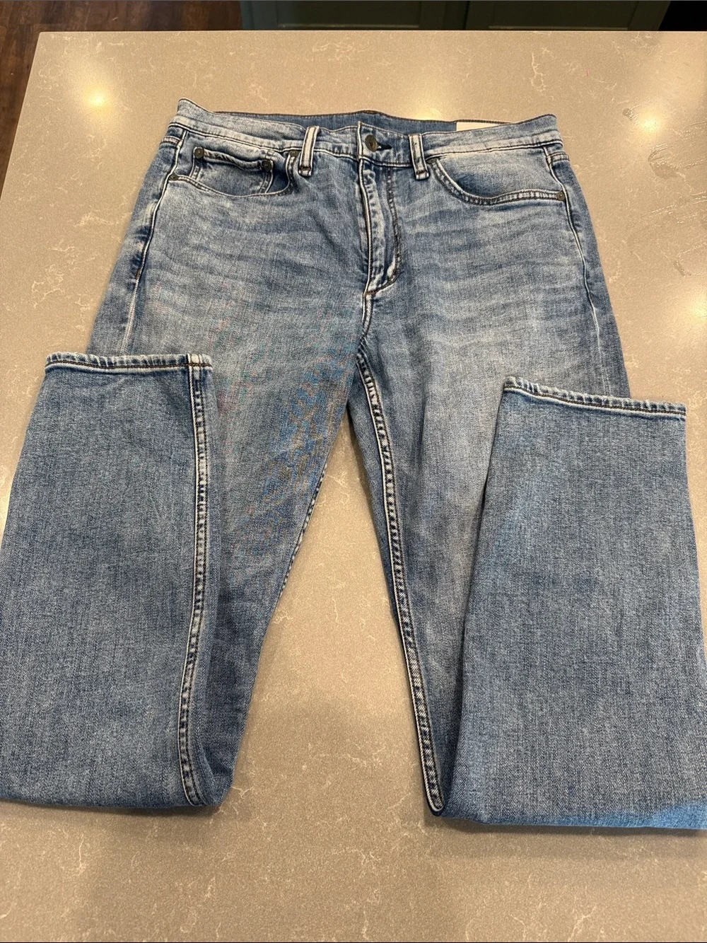 rag & bone Light Blue Straight Jeans 32x32